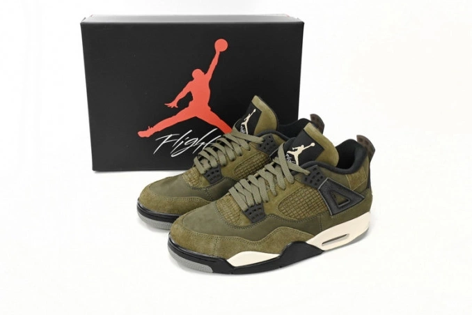 Bmlin 4 Medium FB9927-200 Olive Air Jordan Craft 0808